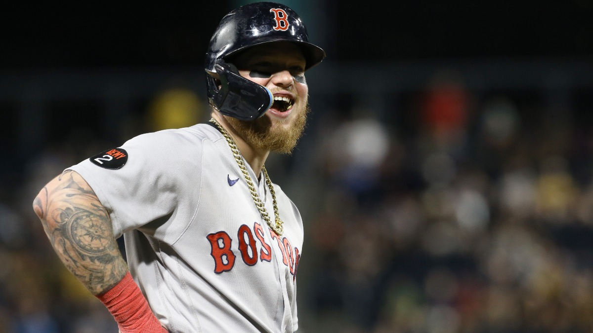Boston Red Sox outfielder Alex Verdugo