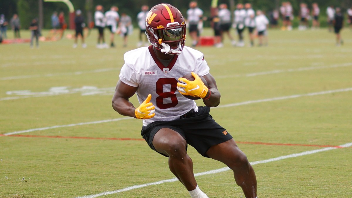 Washington Commanders running back Brian Robinson