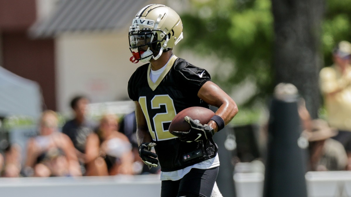 New Orleans Saints wide receiver Chris Olave