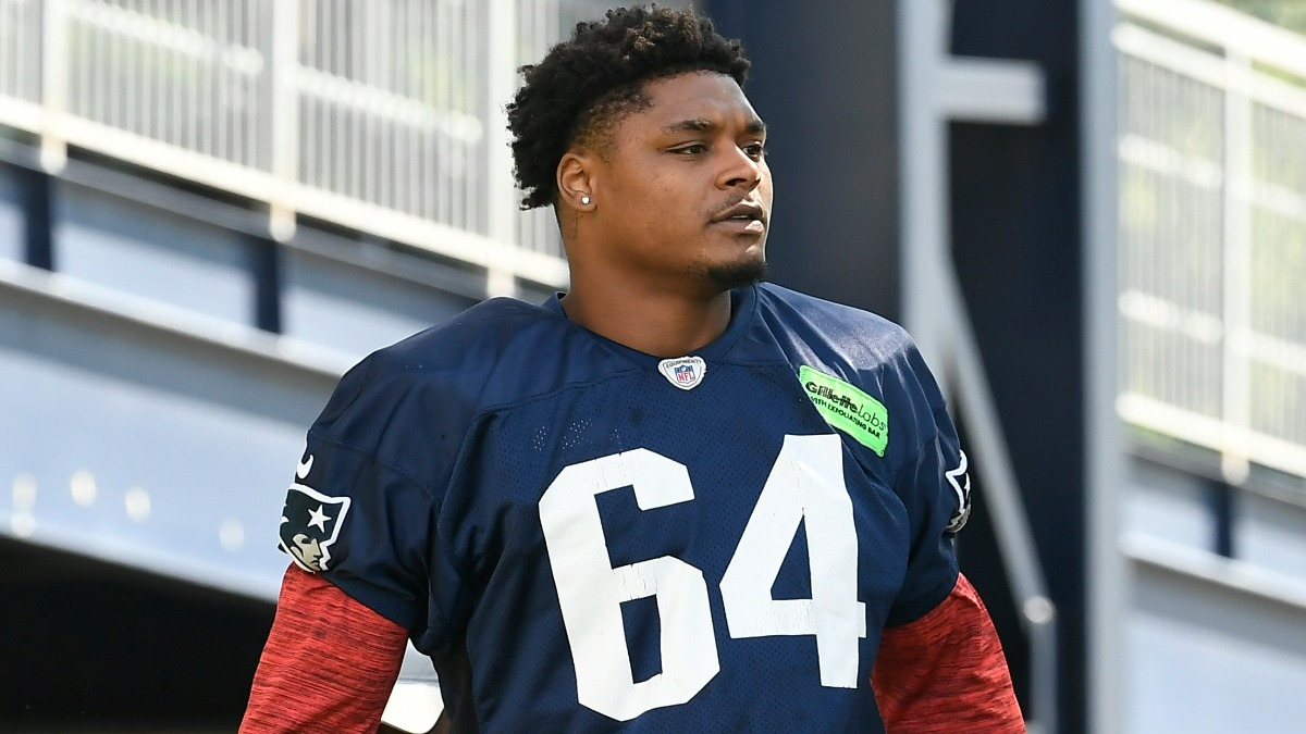 New England Patriots defensive lineman DaMarcus Mitchell
