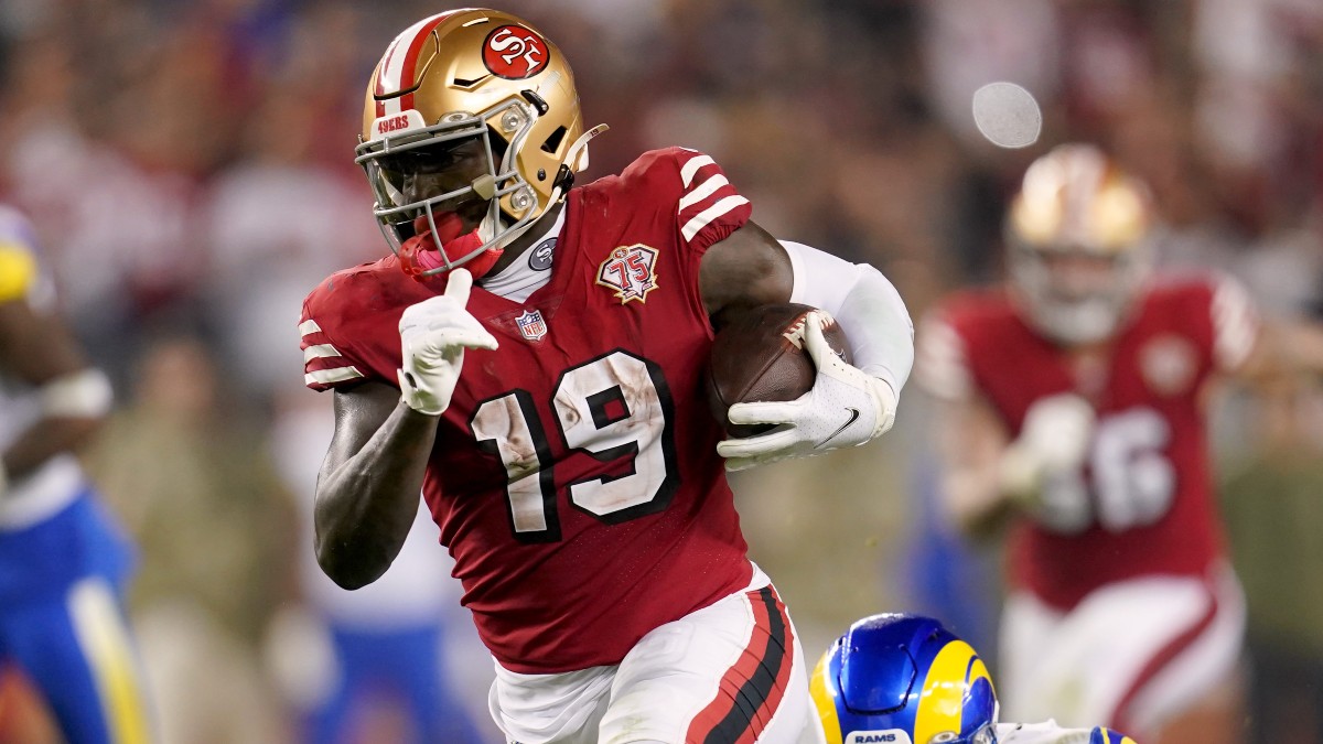 San Francisco 49ers wide receiver Deebo Samuel