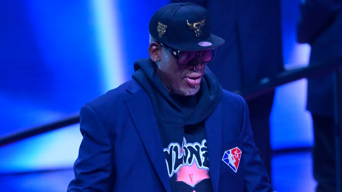 NBA Hall of Famer Dennis Rodman