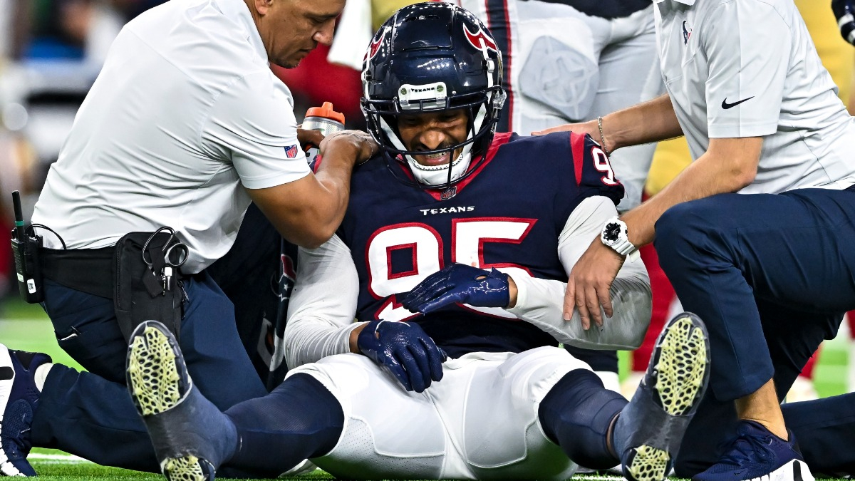 Houston Texans defensive end Derek Rivers