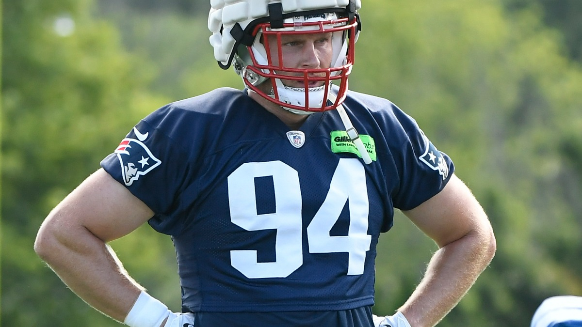 New England Patriots defensive lineman Henry Anderson