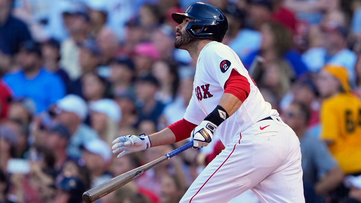 Boston Red Sox designated hitter J.D. Martinez