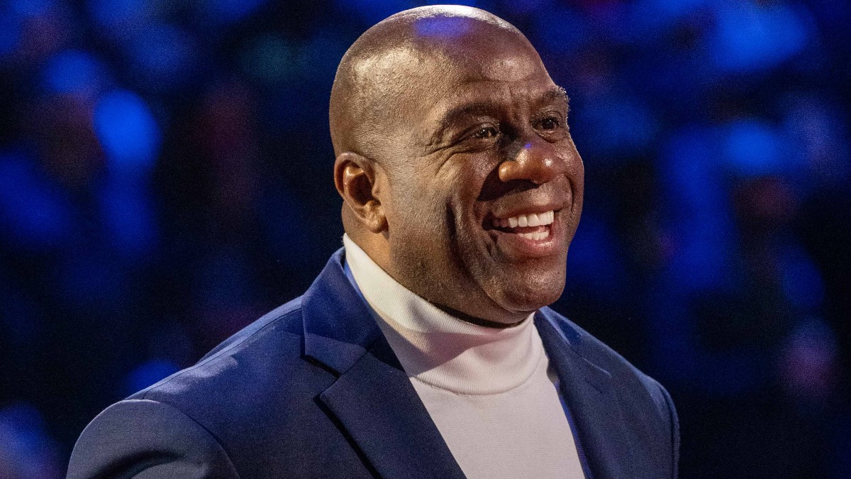 NBA Hall of Famer Earvin "Magic" Johnson