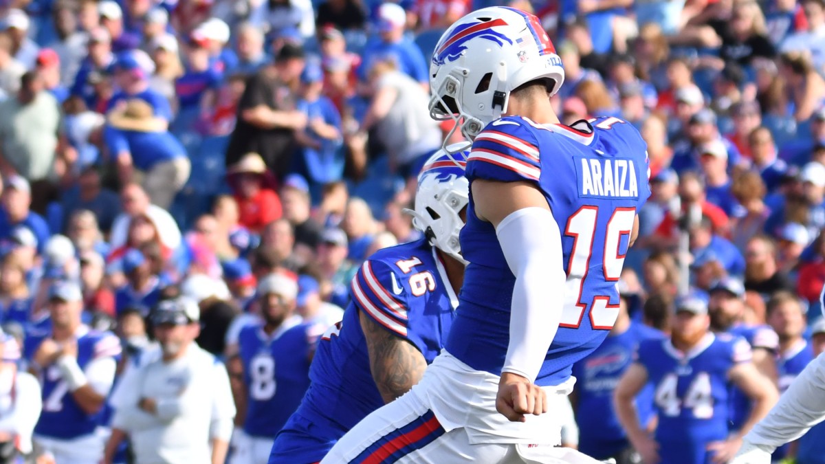 Buffalo Bills punter Matt Araiza