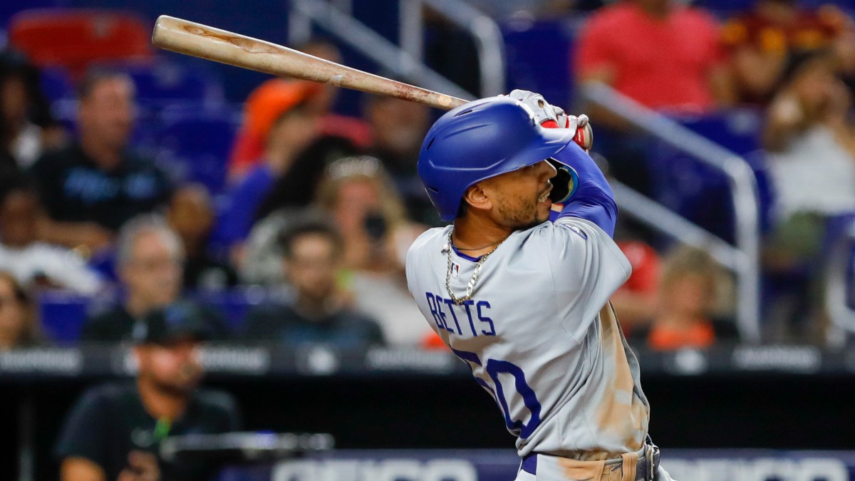 Los Angeles Dodgers right fielder Mookie Betts