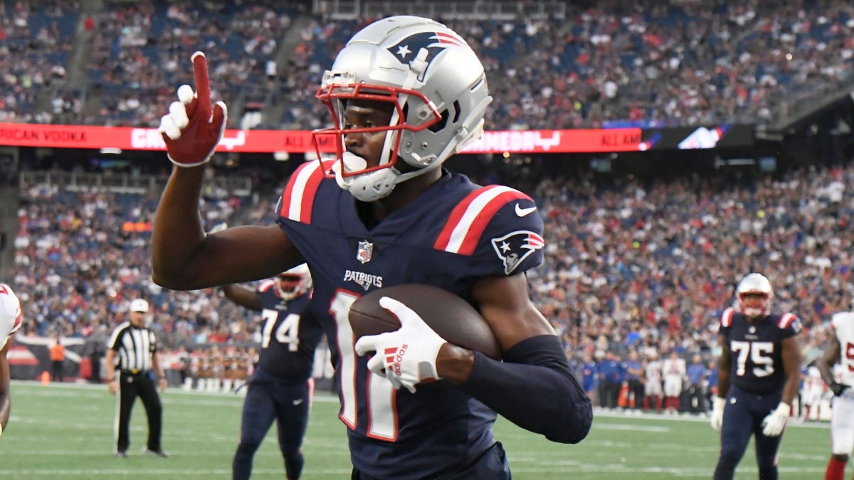 New England Patriots wide receiver Tyquan Thornton