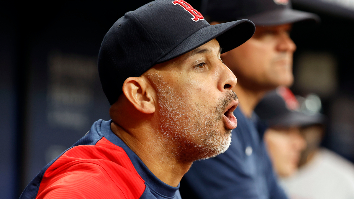 Boston Red Sox manager Alex Cora