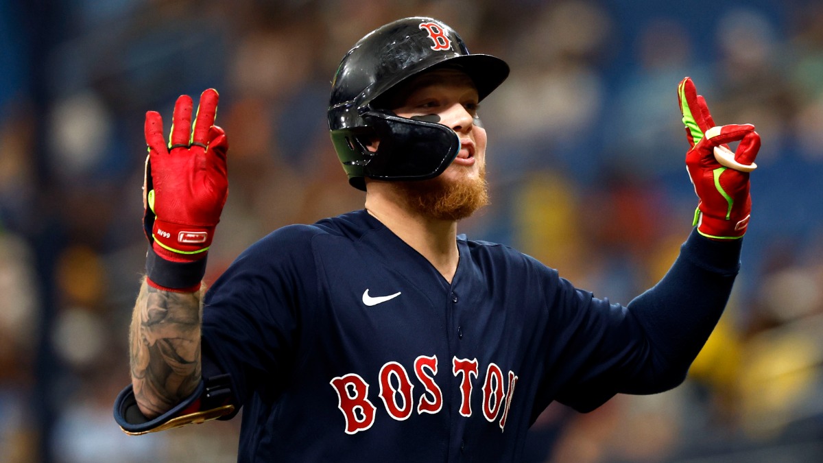 Boston Red Sox outfielder Alex Verdugo