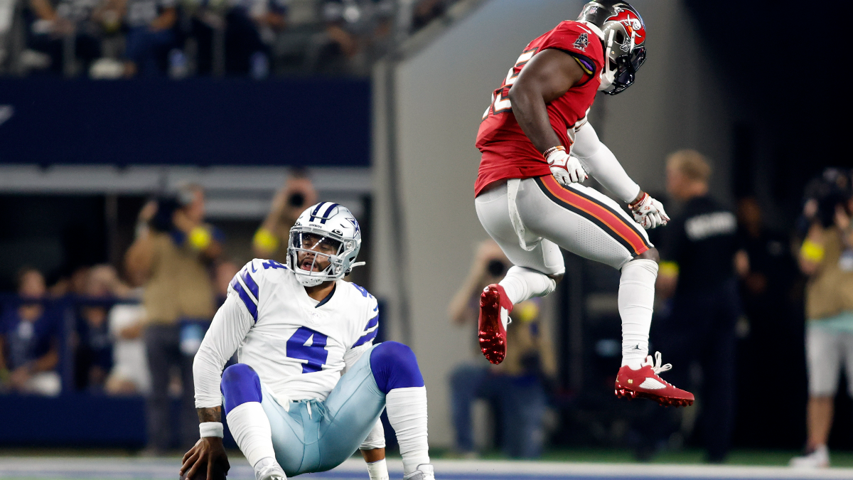 Dallas Cowboys quarterback Dak Prescott and Tampa Bay Buccaneers linebacker Devin White