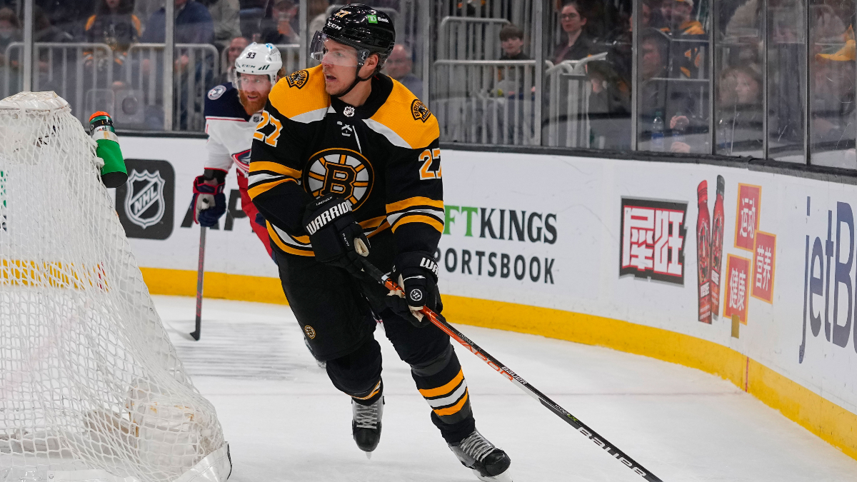 Boston Bruins defenseman Hampus LIndholm