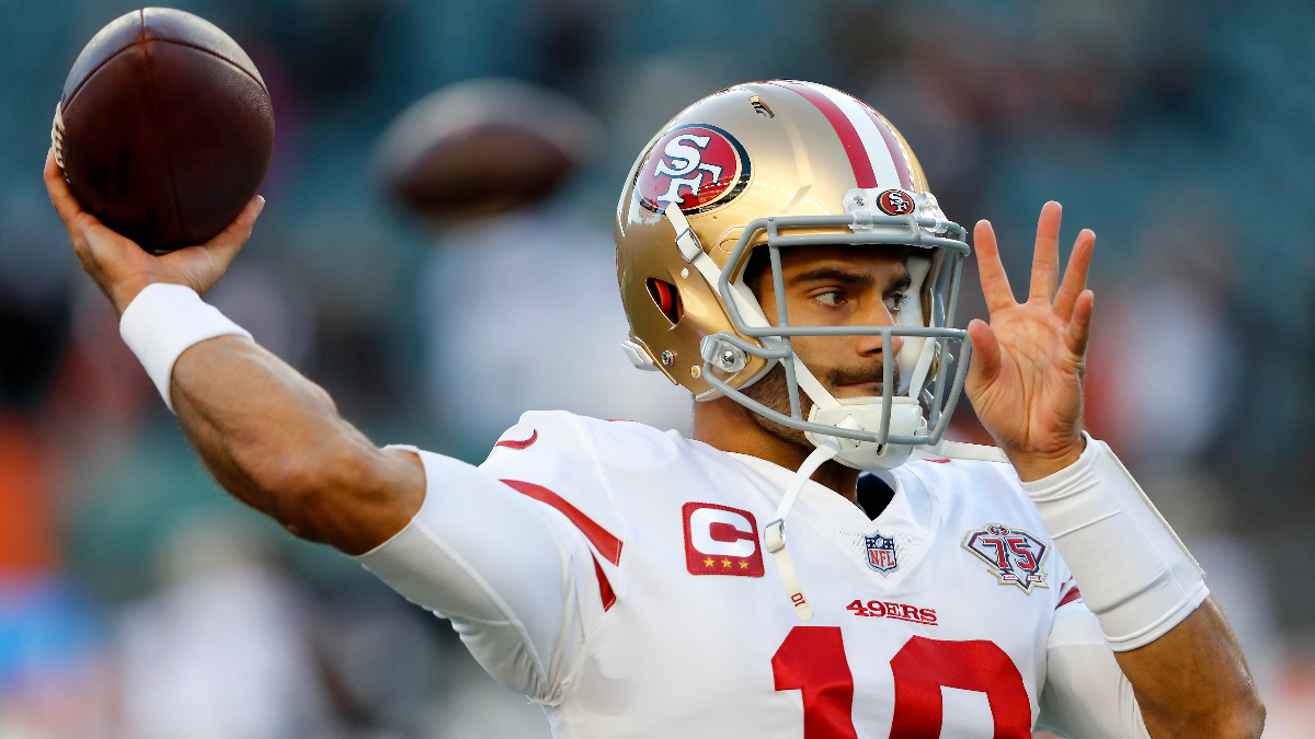 San Francisco 49ers quarterback Jimmy Garoppolo