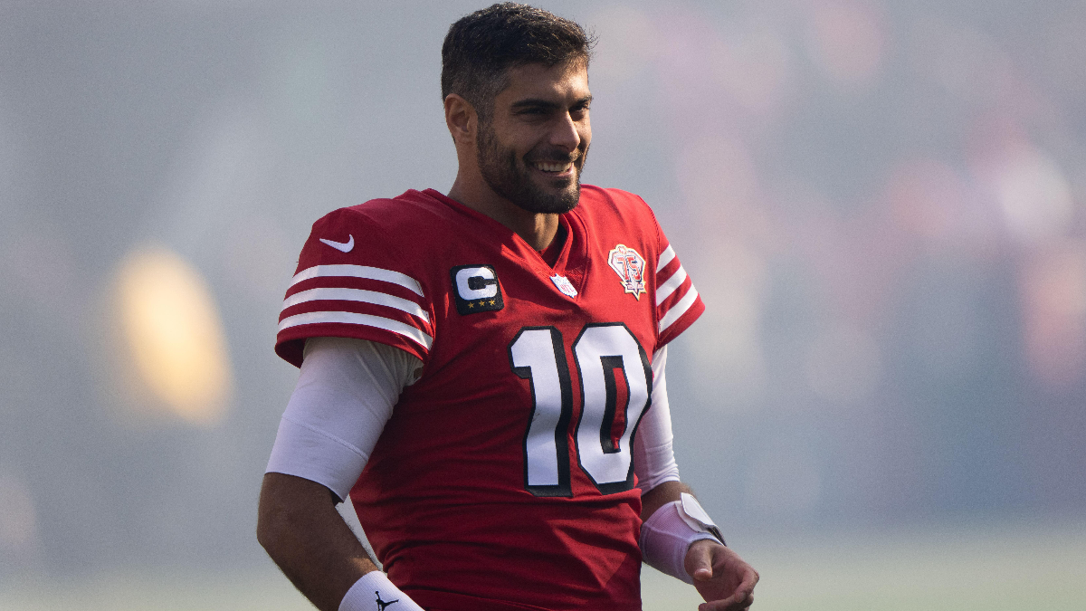 San Francisco 49ers quarterback Jimmy Garoppolo