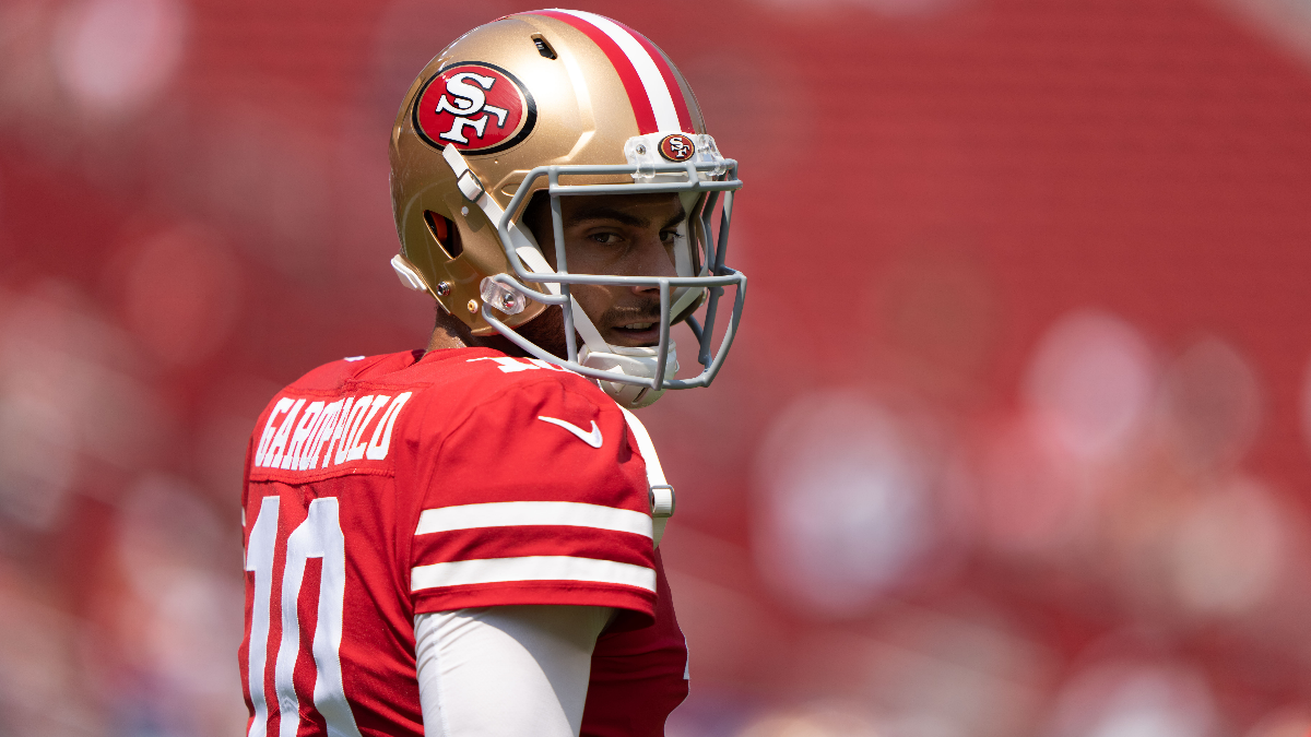 San Francisco 49ers quarterback Jimmy Garoppolo