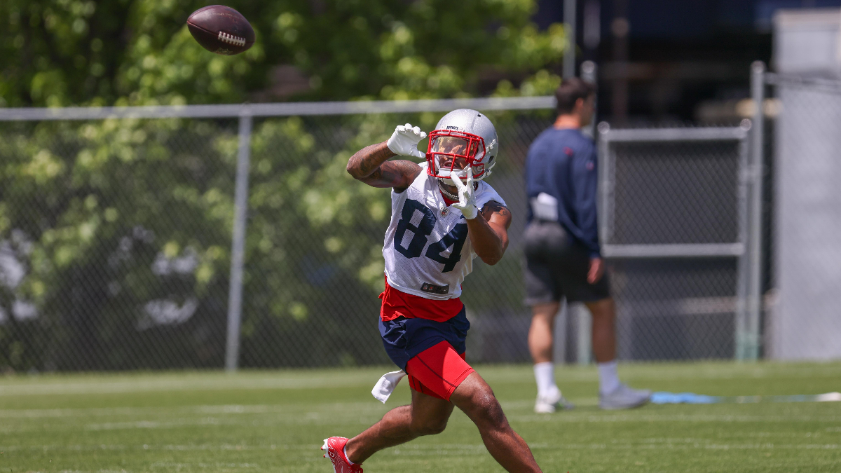 New England Patriots wide receiver Kendrick Bourne