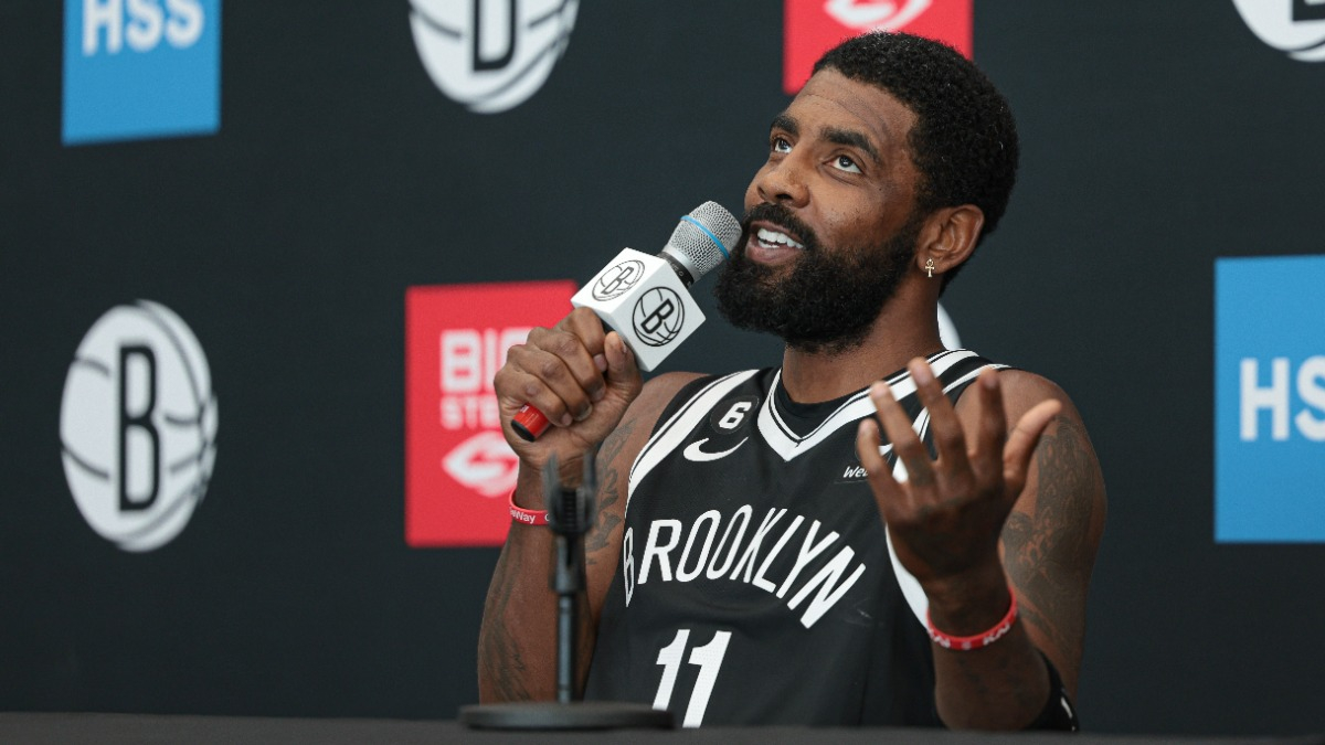 Brooklyn Nets point guard Kyrie Irving