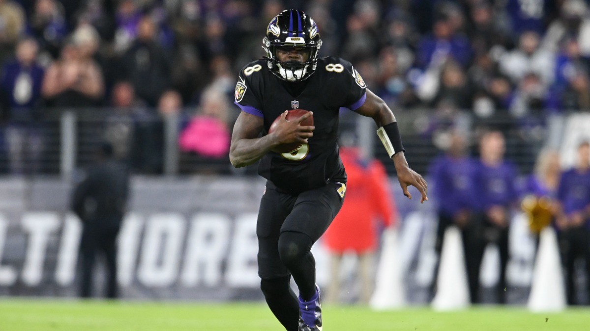 Baltimore Ravens quarterback Lamar Jackson