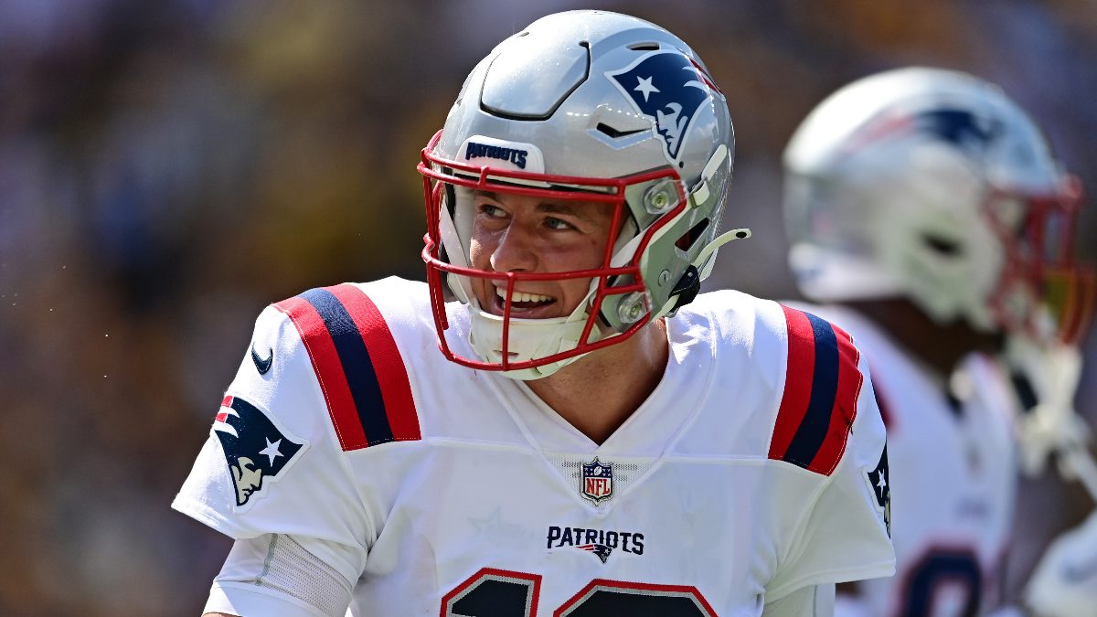 New England Patriots quarterback Mac Jones