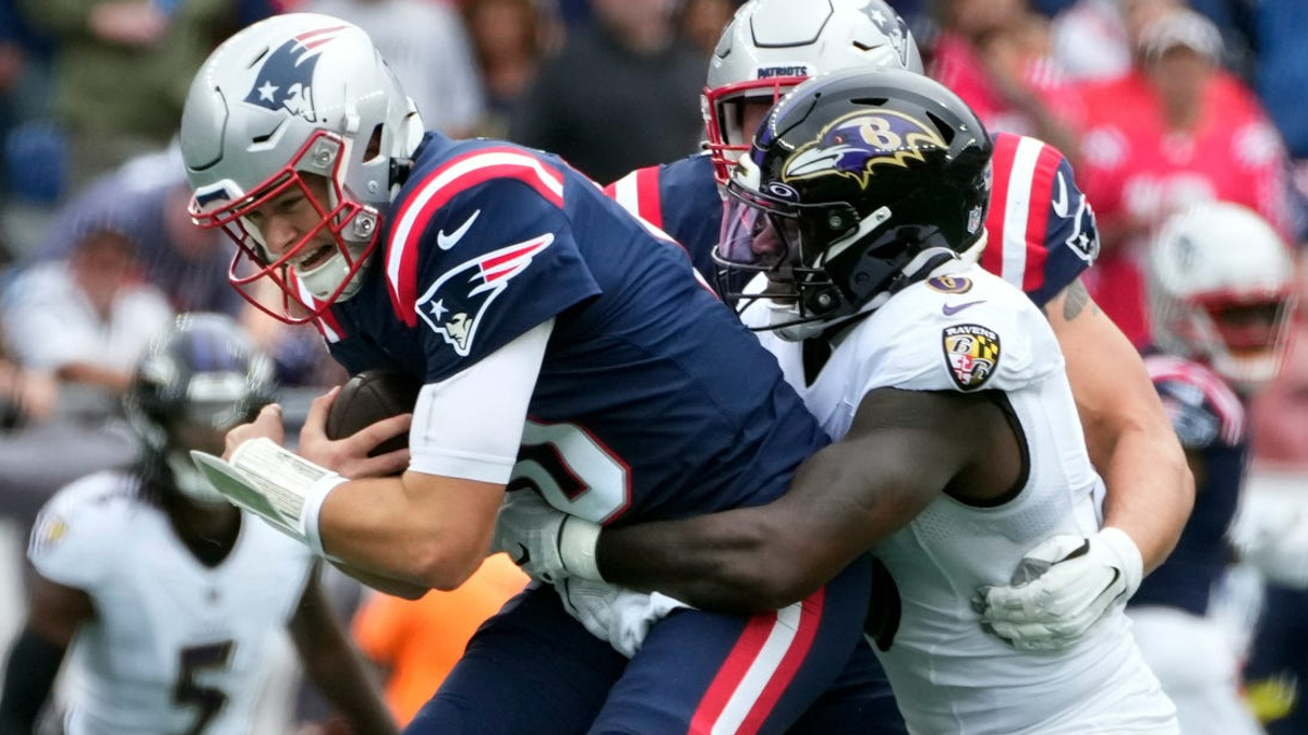 Patriots quarterback Mac Jones