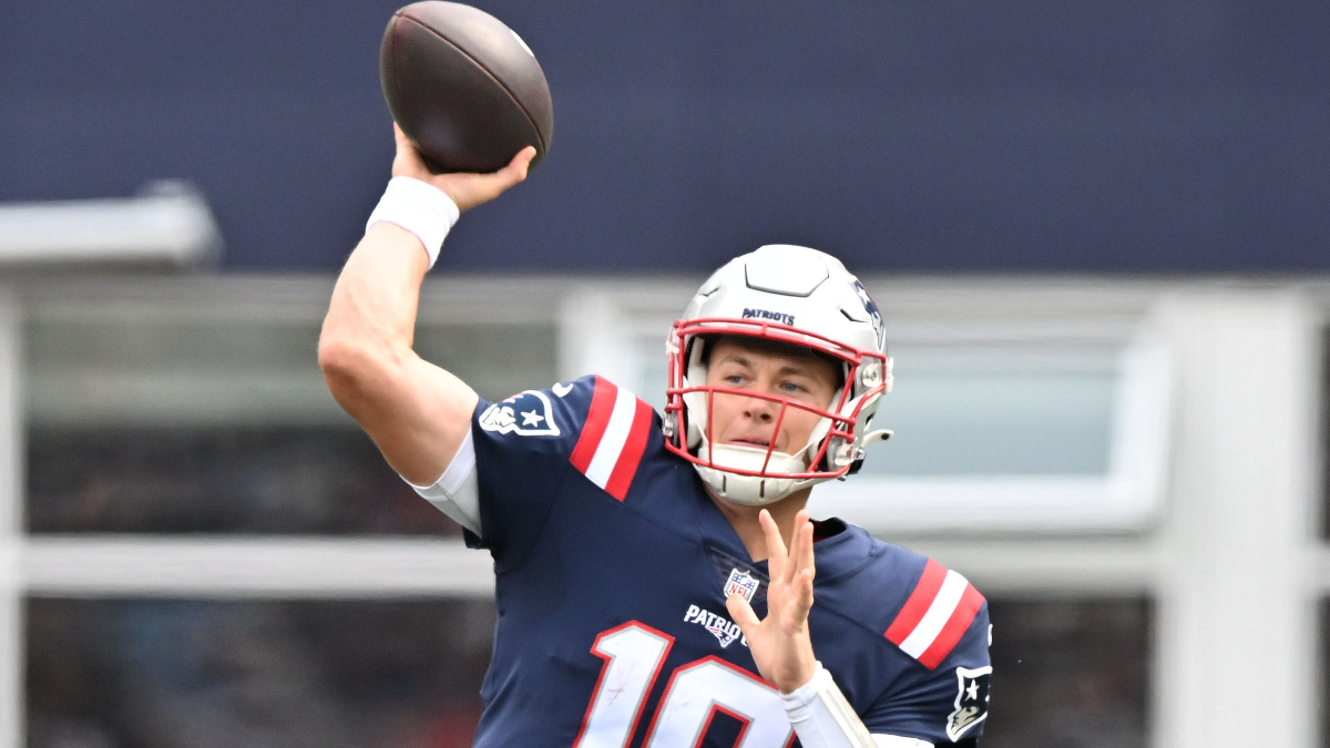 New England Patriots quarterback Mac Jones