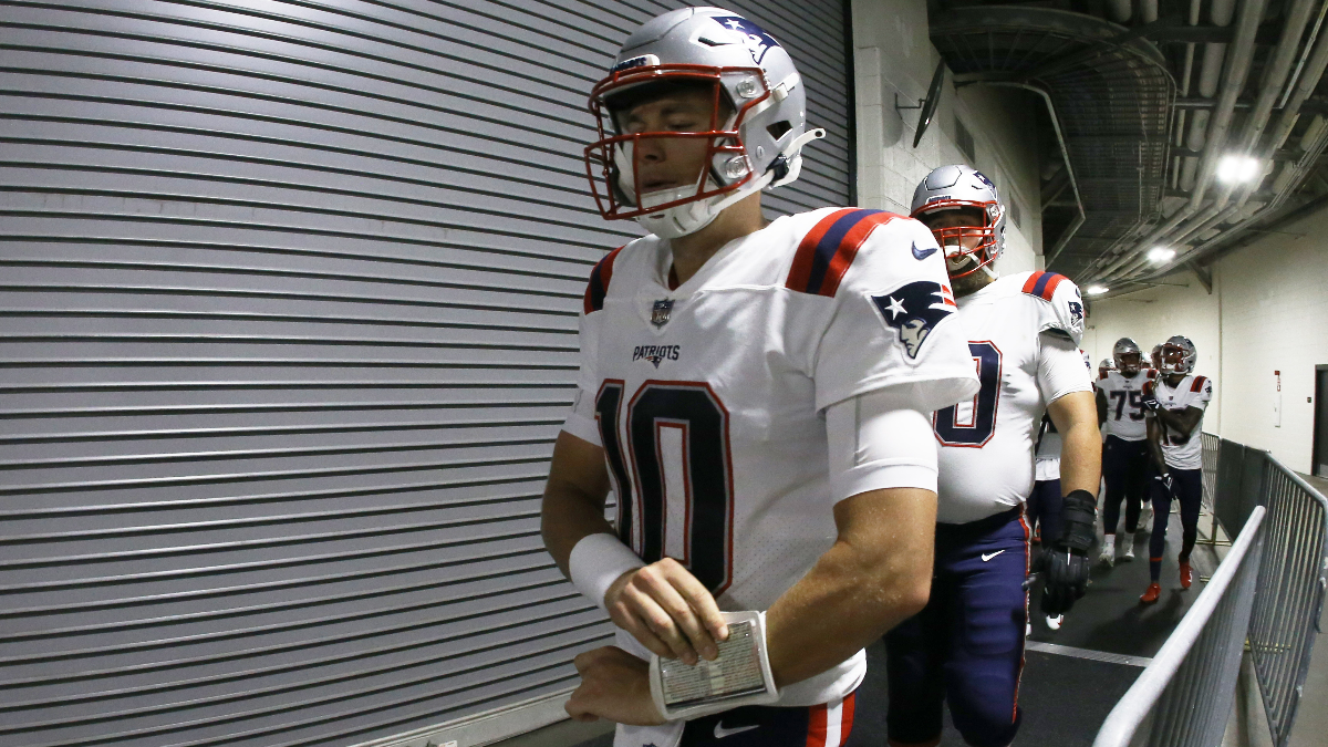 New England Patriots quarterback Mac Jones