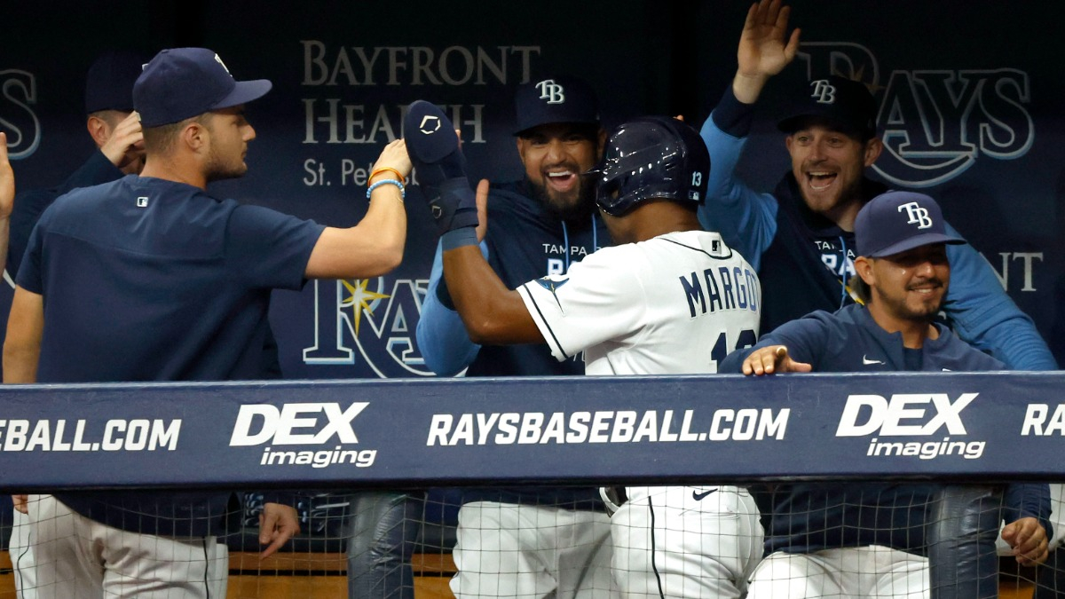 Tampa Bay Rays outfielder Manuel Margo