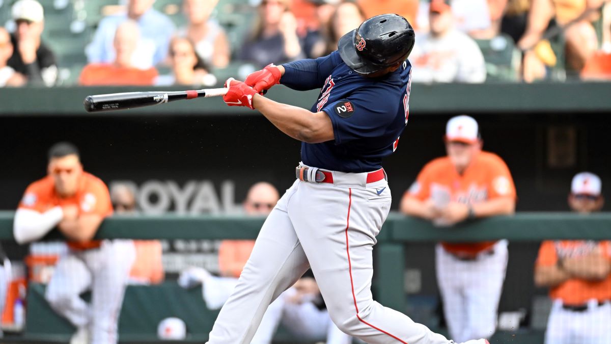 Boston Red Sox third baseman Rafael Devers