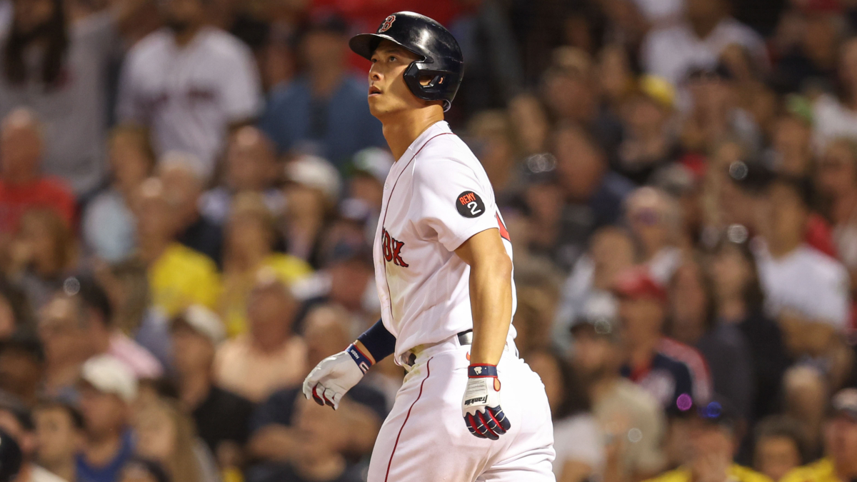 Boston Red Sox outfielder Rob Refsnyder