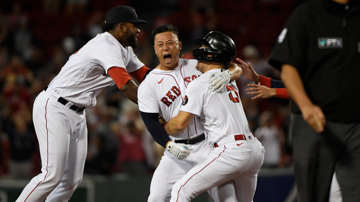 Boston Red Sox outfielder Rob Refsnyder
