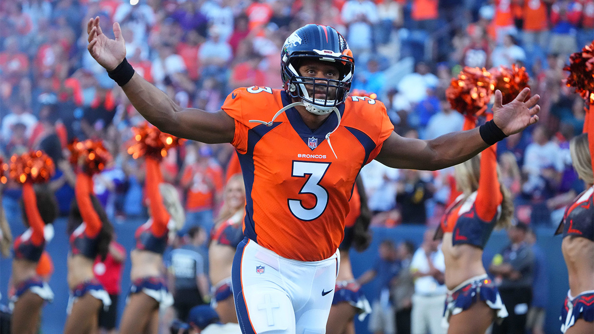 Denver Broncos quarterback Russell Wilson