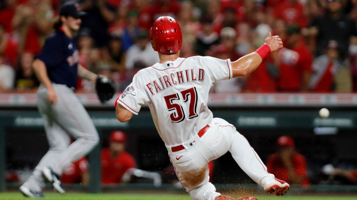 Cincinnati Reds outfielder Stuart Fairchild