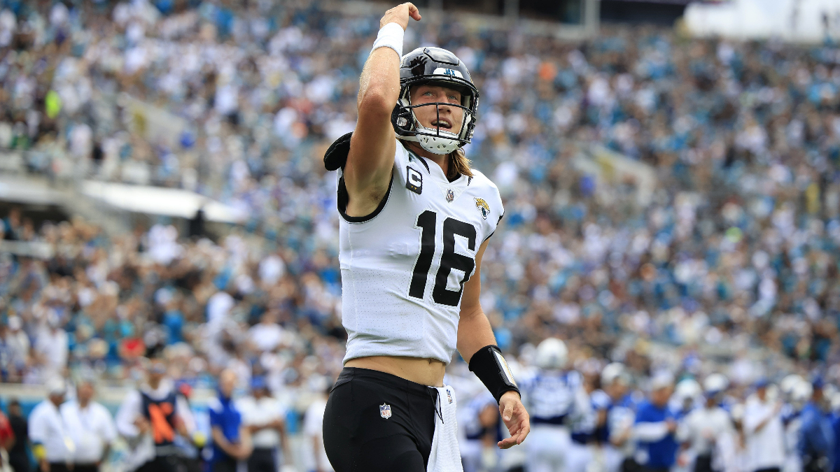 Jacksonville Jaguars quarterback Trevor Lawrence