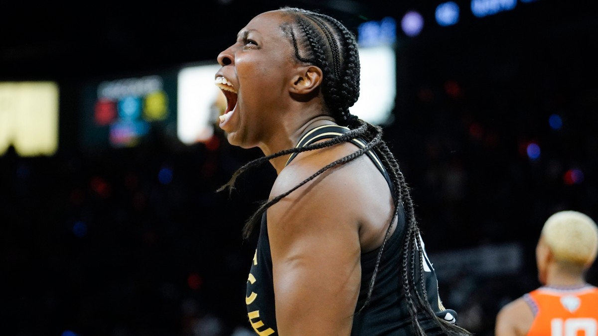 Las Vegas Aces guard Chelsea Gray
