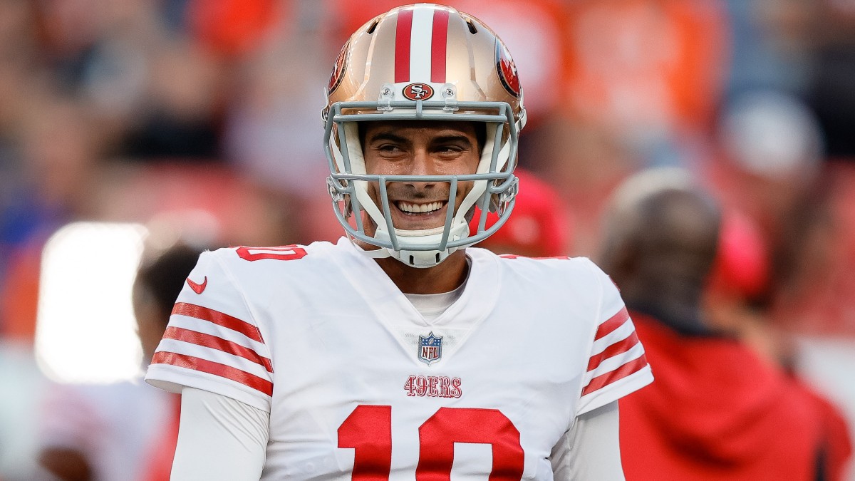 San Francisco 49ers quarterback Jimmy Garoppolo