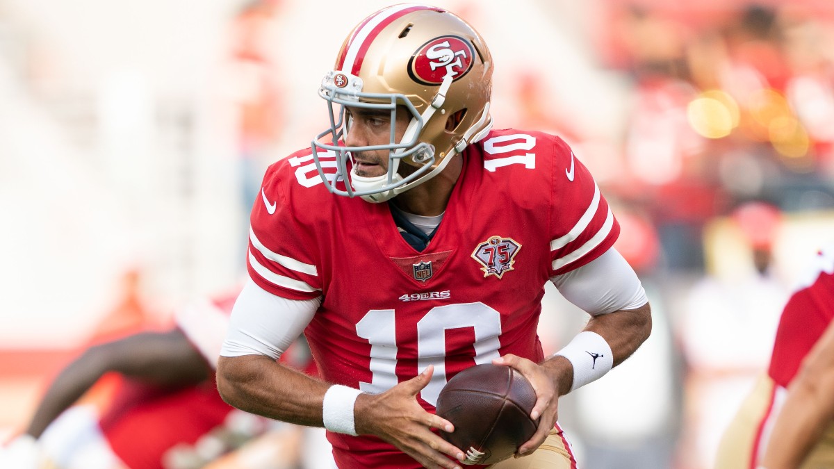 San Francisco 49ers quarterback Jimmy Garoppolo