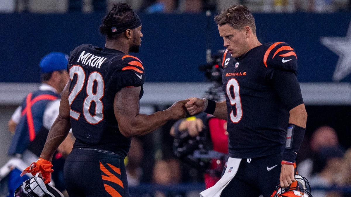 Cincinnati Bengals quarterback Joe Burrow, running back Joe Mixon