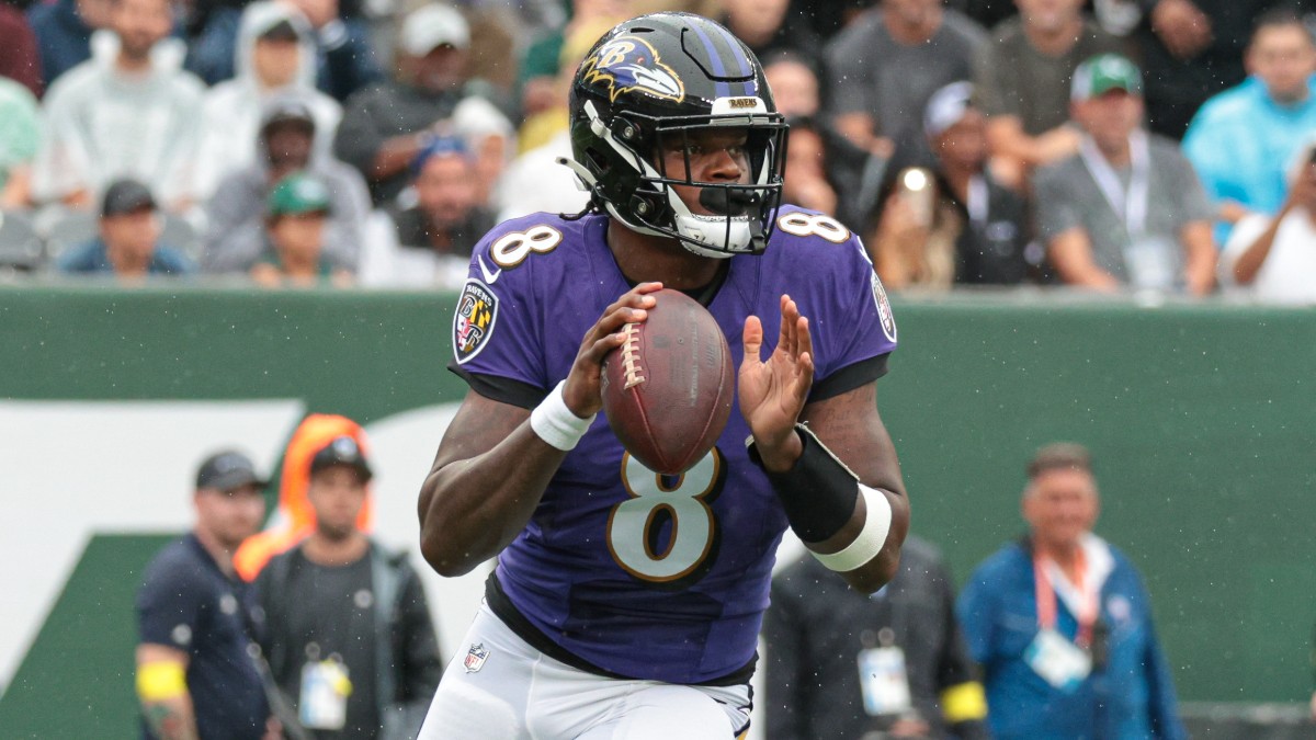 Baltimore Ravens quarterback Lamar Jackson