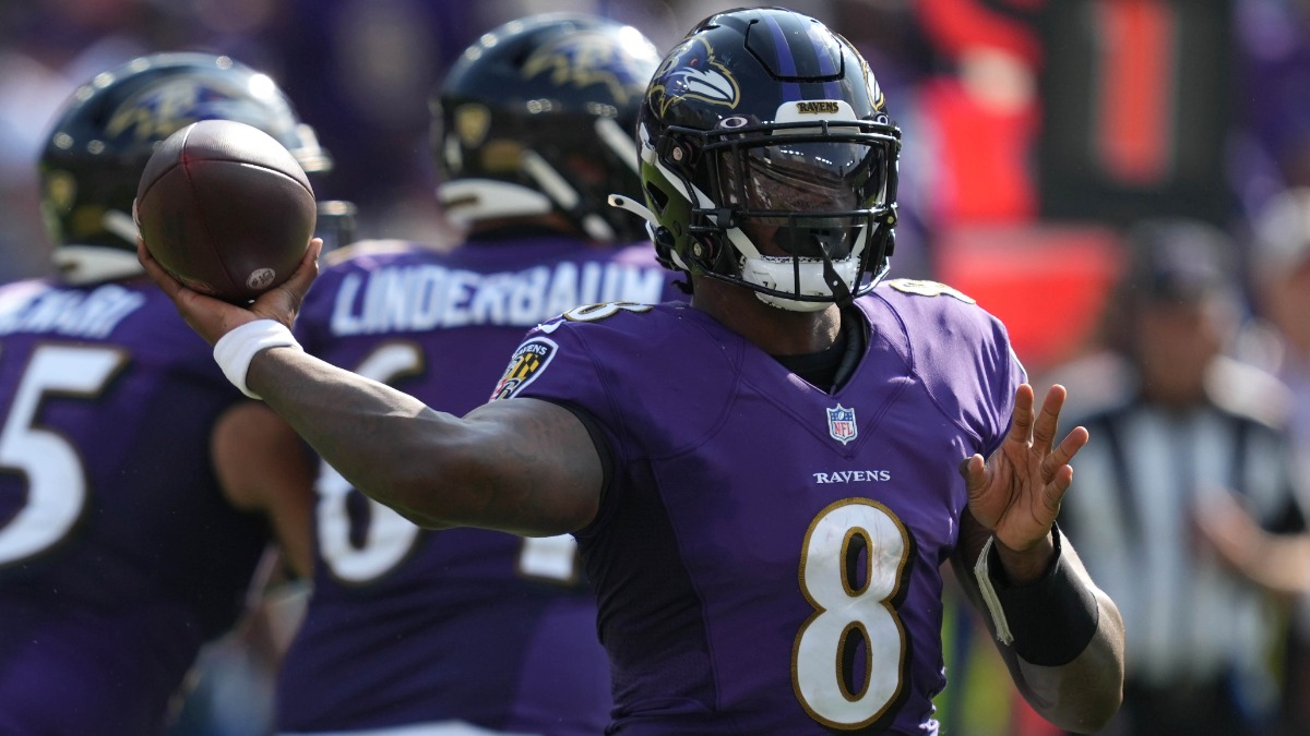 Baltimore Ravens quarterback Lamar Jackson