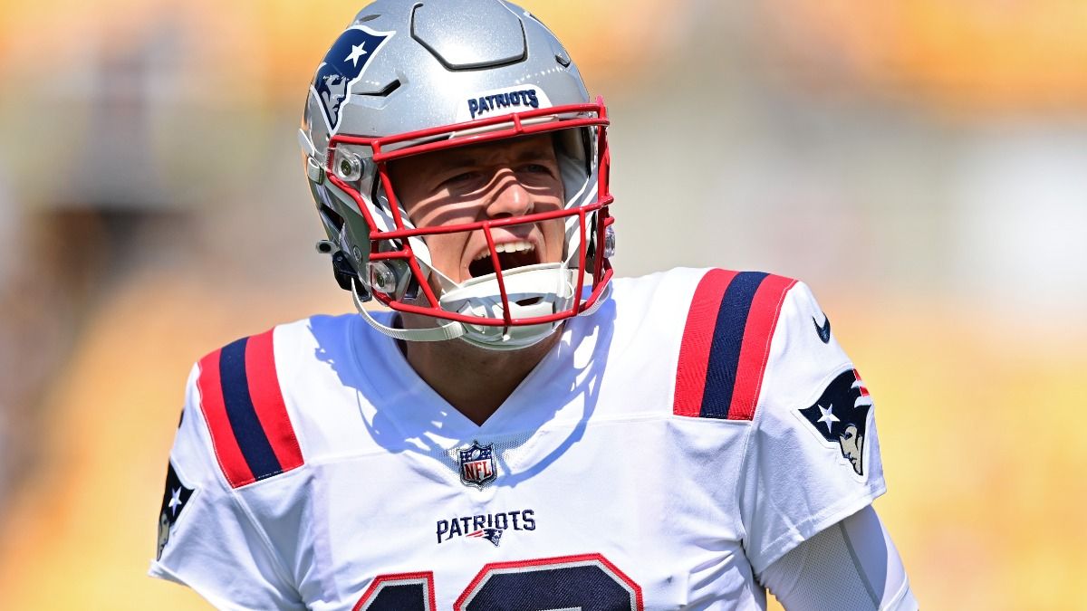 New England Patriots quarterback Mac Jones
