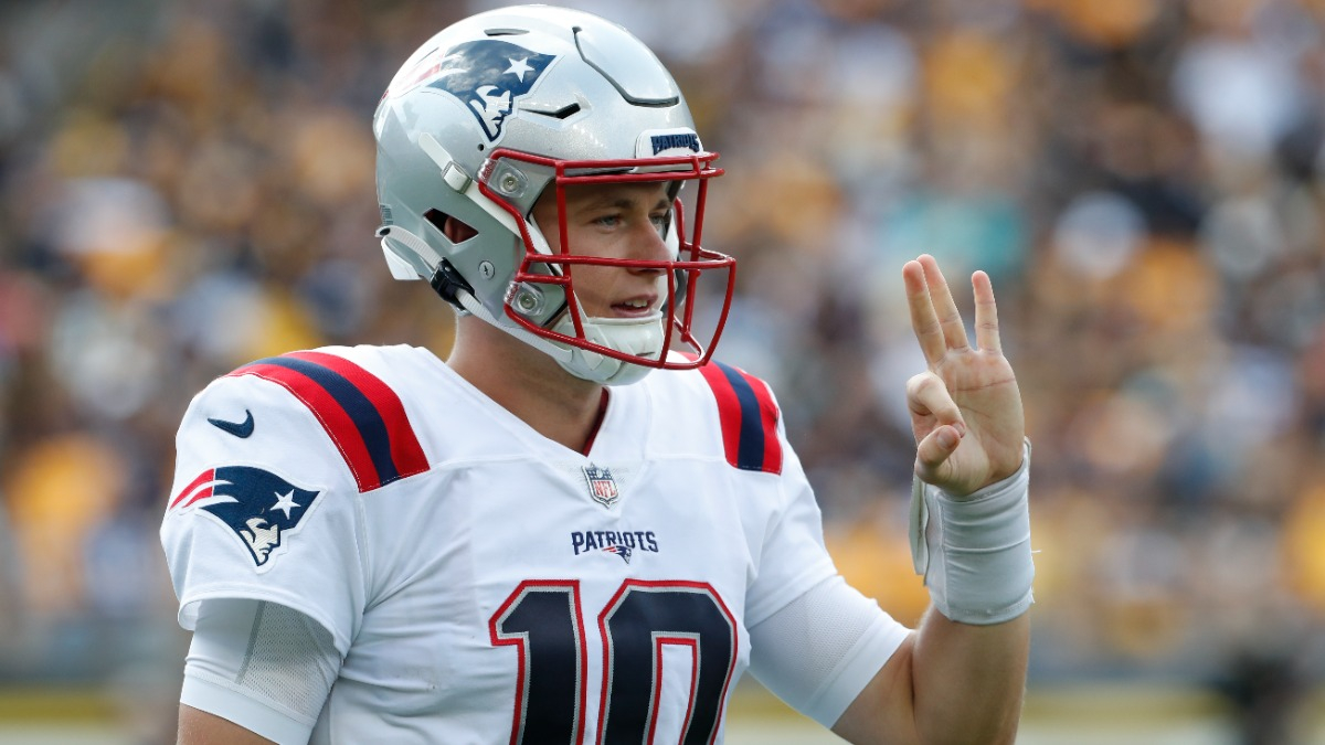New England Patriots quarterback Mac Jones