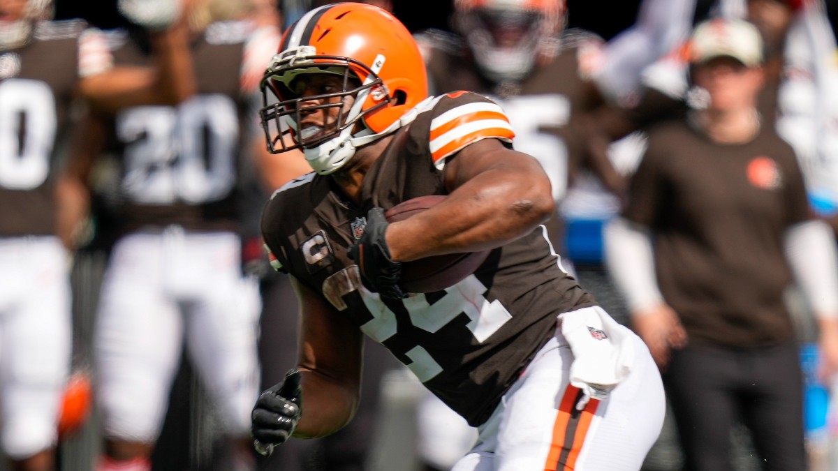 Cleveland Browns running back Nick Chubb