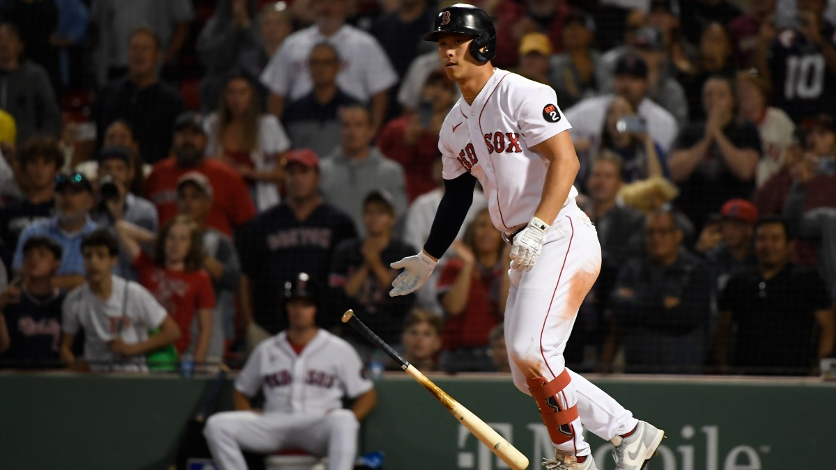 Boston Red Sox outfielder Rob Refsnyder