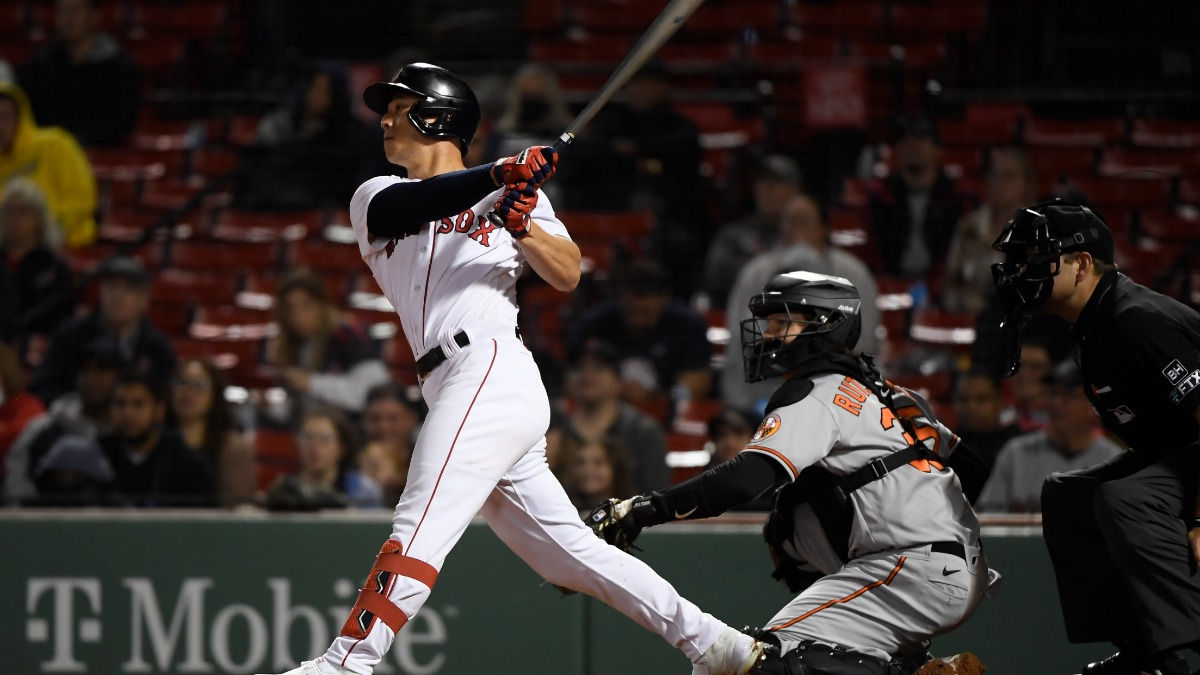Boston Red Sox outfielder Rob Refsnyder