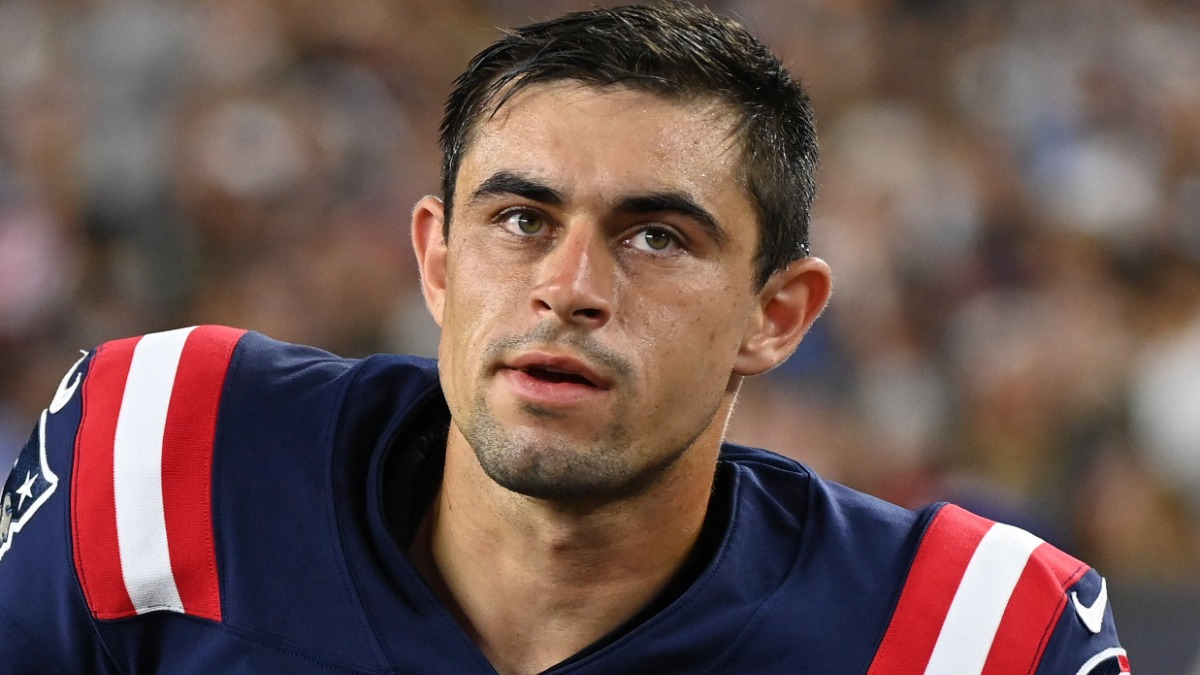 New England Patriots kicker Tristan Vizcaino