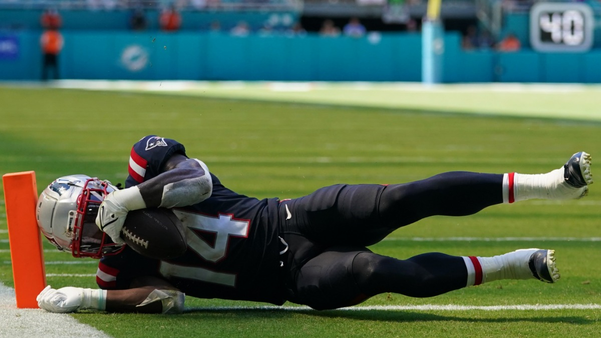 New England Patriots running back Ty Montgomery