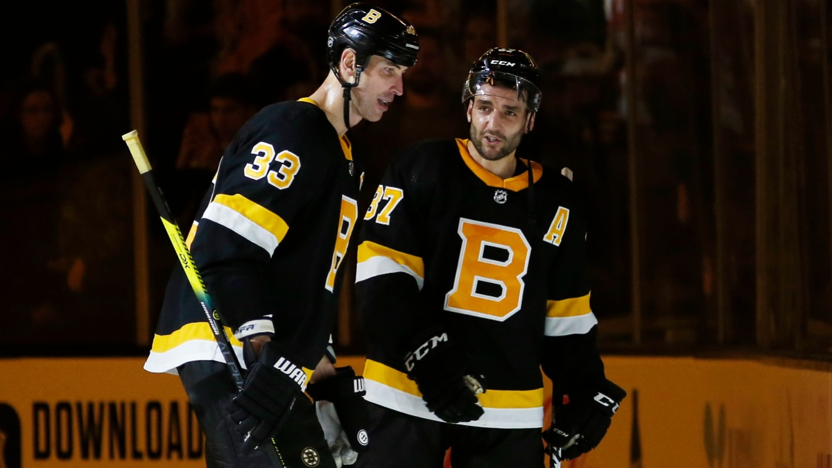 Retired Boston Bruins defenseman Zdeno Chara