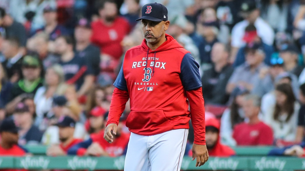 Boston Red Sox manager Alex Cora