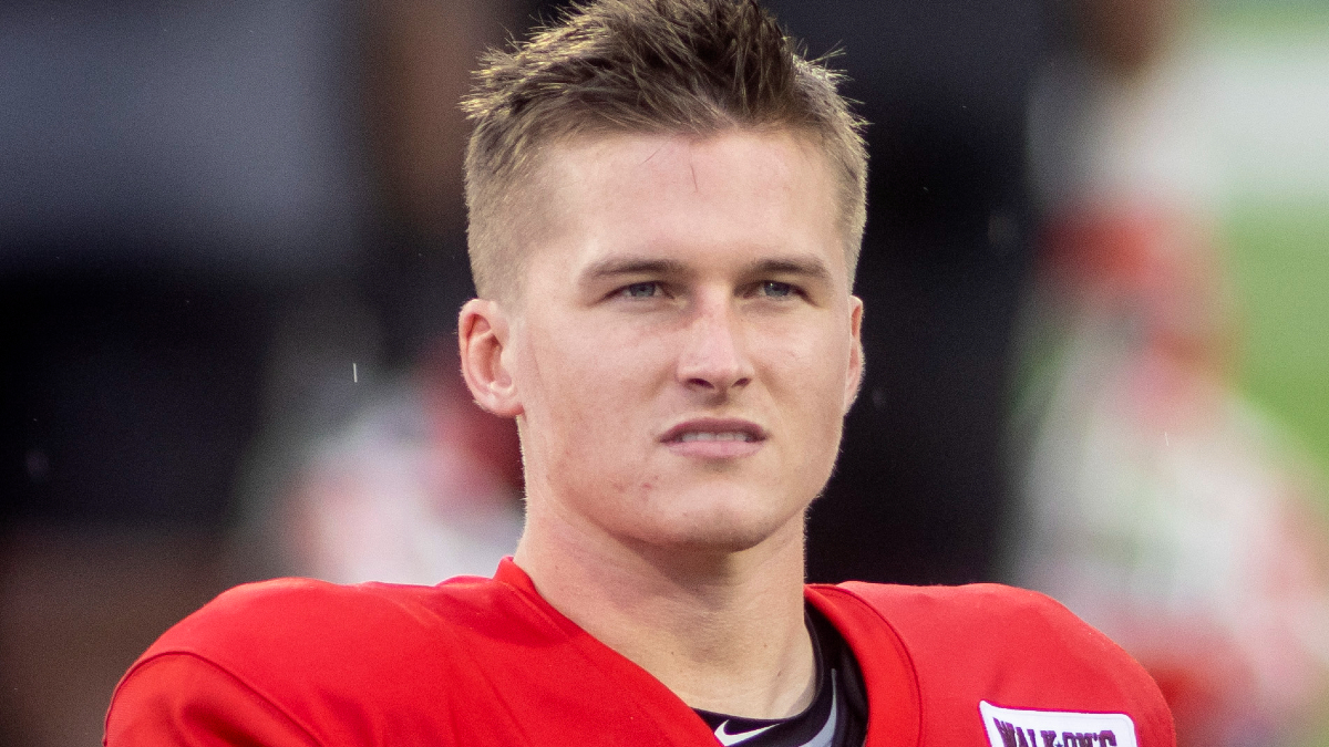 American team quarterback Bailey Zappe